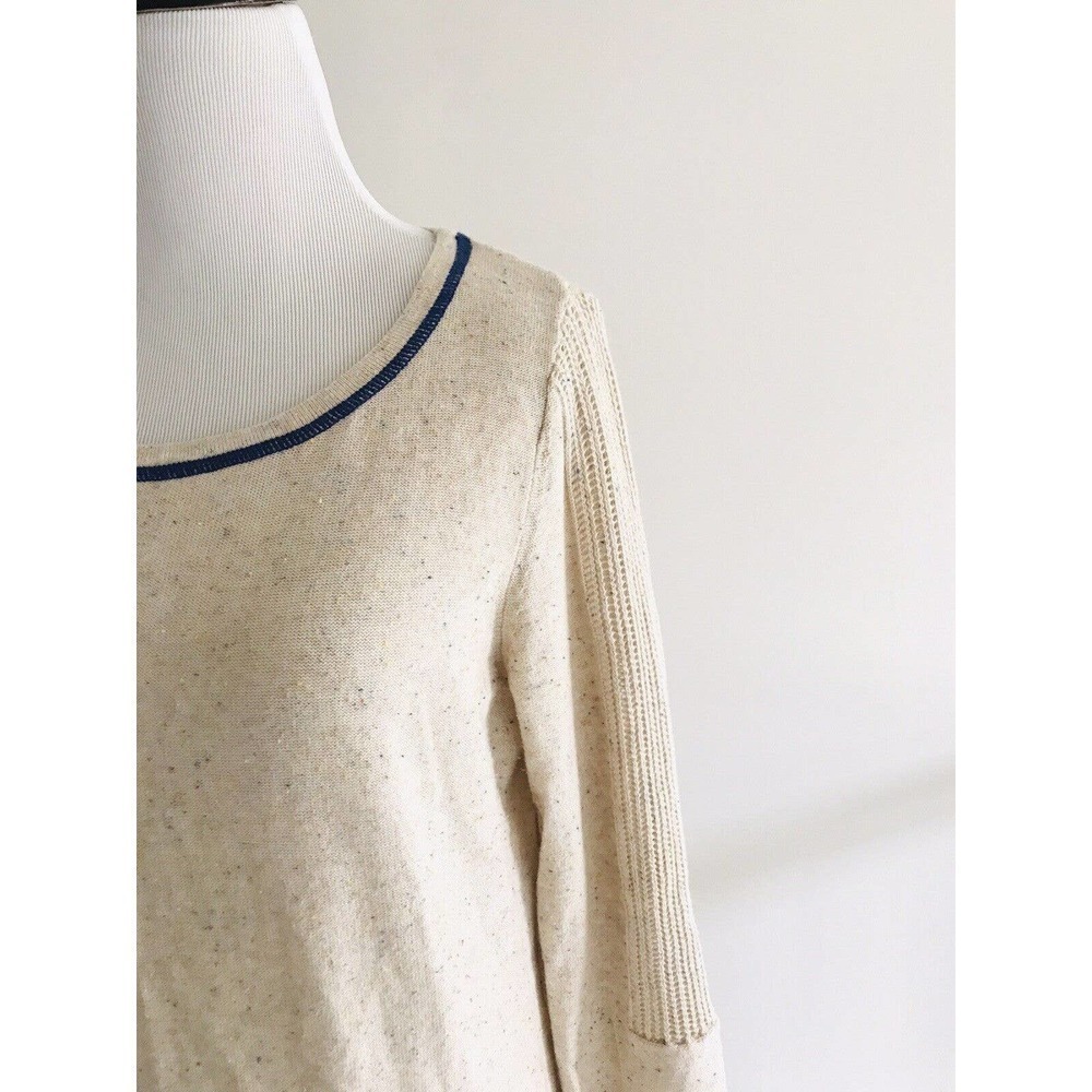 Anthropologie | If It Were Me Pullover Sweater Size L Beige Long Sleeves - Picture 7 of 9